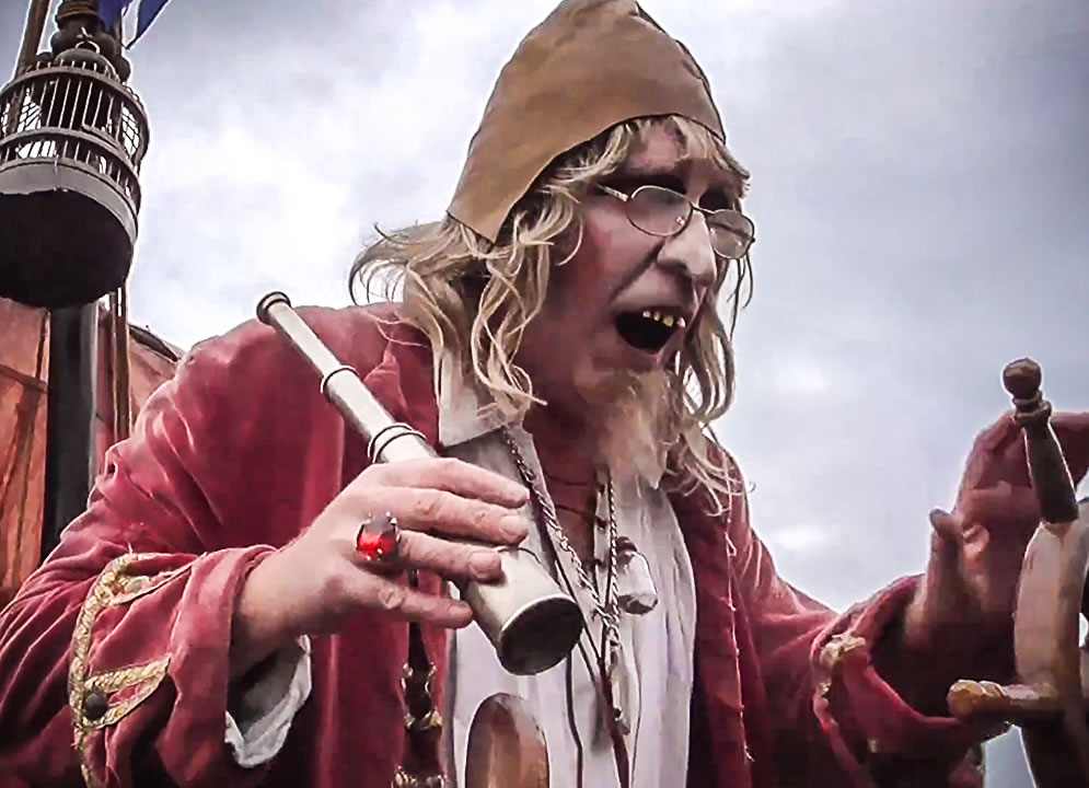 strassentheater Vliegende Holländer El capsstok